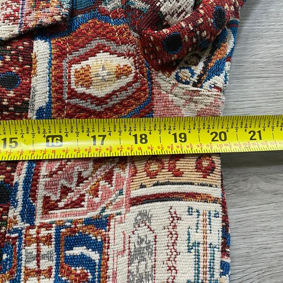 Valabasas Mens Picasso LT Multi Abstract Tapestry Cropped Fit Jacket Size Small - Picture 6 of 7